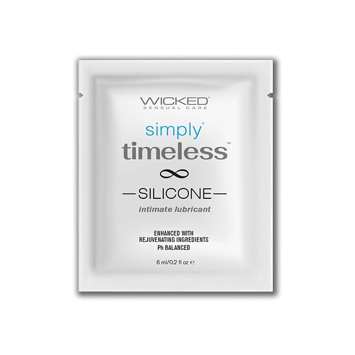 Wicked Sensual Care Simply Timeless Silicone Lubricant - .2 oz